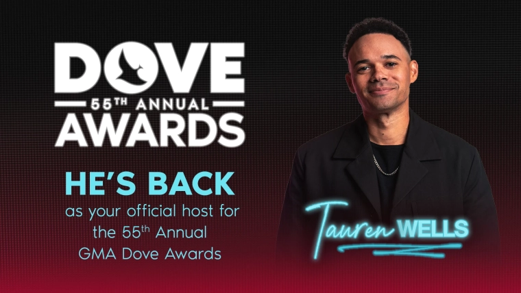 Tauren Wells, anfitrión de la 55ª edición anual de los Premios GMA Dove